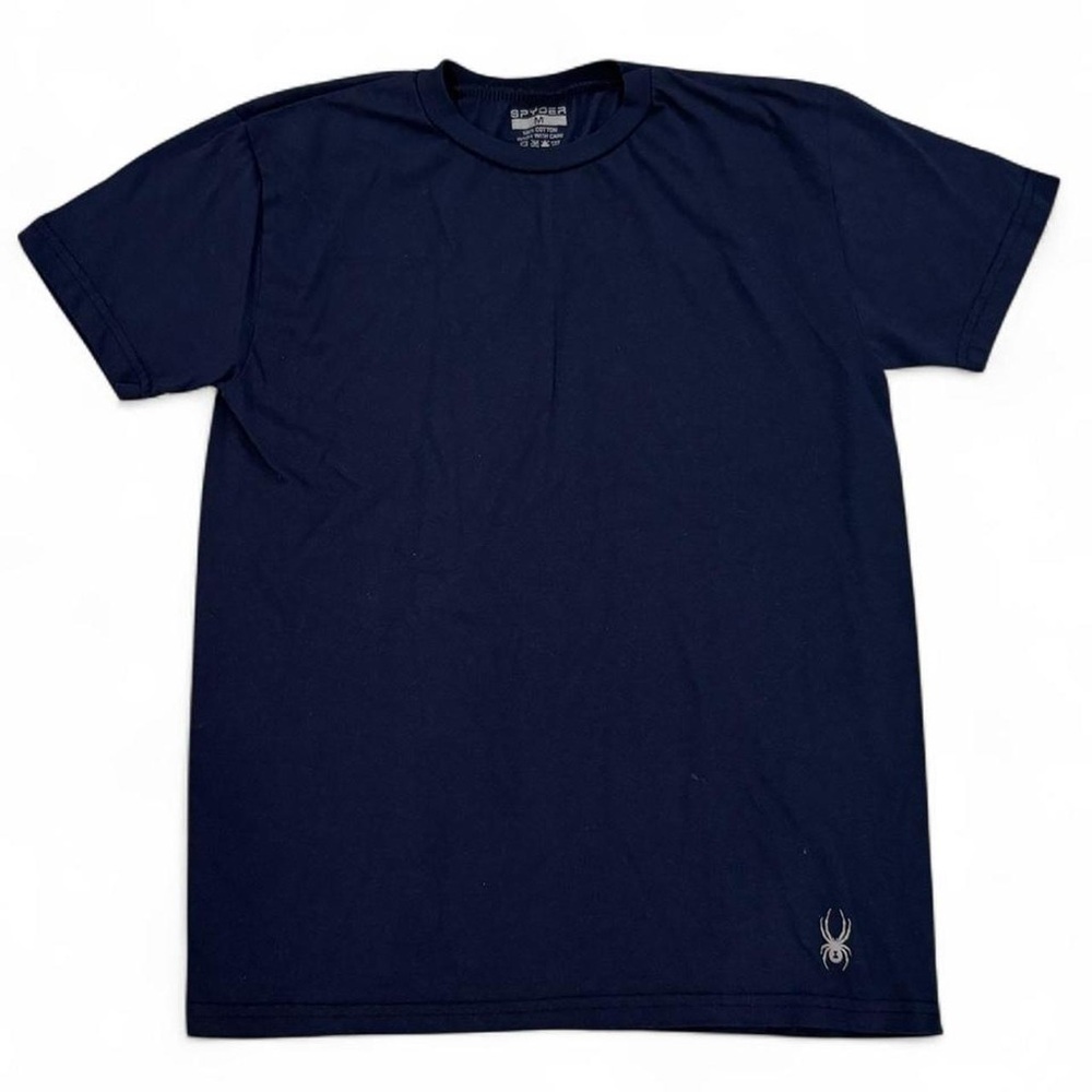 Spyder 100% cotton navy blue undershirt